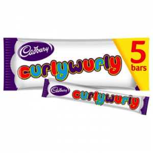 Cadbury Curly Wurly - 5 Bars (5x21.5g)
